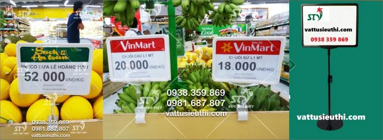 Hướng dẫn chọn vật tư hiển thị giá cho cửa hàng và siêu thị