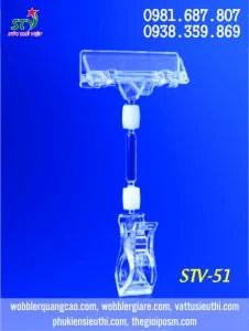 Kẹp mica STV 51 đầu kẹp ngang