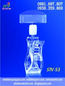 Kẹp mica STV 53 đầu giữ bảng chữ T