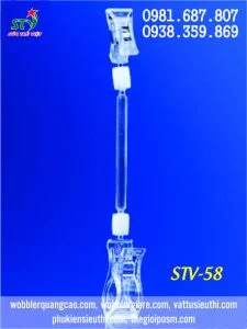 Kẹp mica STV 58 dây nối dài