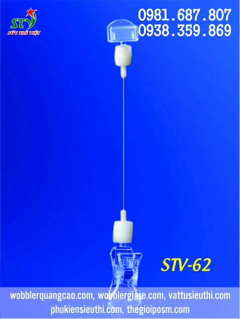 Kẹp mica STV 62 dây dài