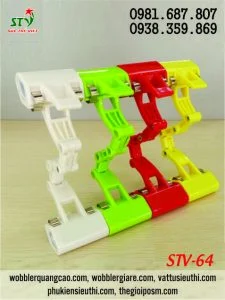 Kẹp mica STV 64 đế kẹp nhiều màu