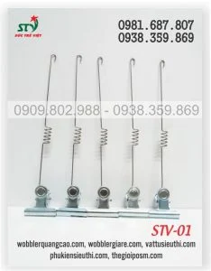 Kẹp lò xo STV 01 chân đế