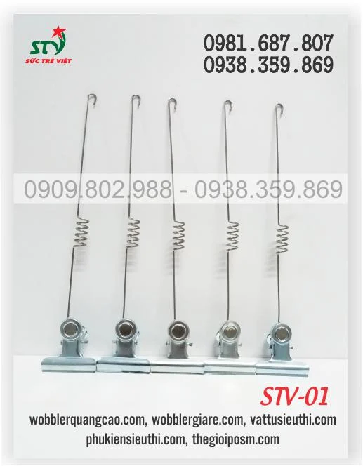 Kẹp lò xo STV 01 chân đế