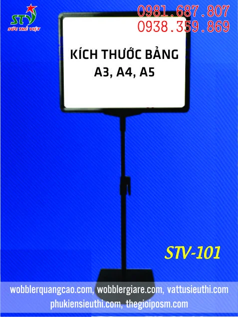 Bộ chân bảng giá STV 101