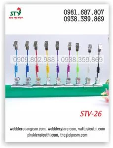 Kẹp bảng giá 2 đầu STV 26