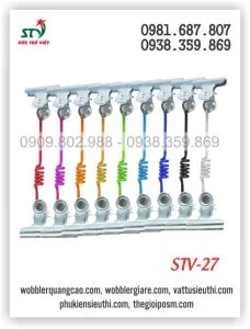 Kẹp quảng cáo 2 đầu STV 27 nhiều màu