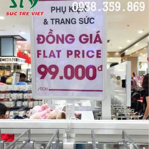 kẹp abngr giá, khung bảng giá, kẹp abngr giá siêu thị