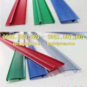 nẹp bảng giá siêu thị,nẹp nhựa siêu thị
