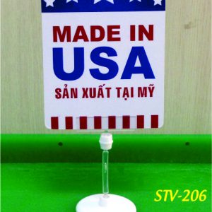 wobbler quảng cáo, wobbler chân nhựa, sản xuất wobbler, wobbler để bàn, in wobbler, vật tư siêu thị,mẫu wobbler