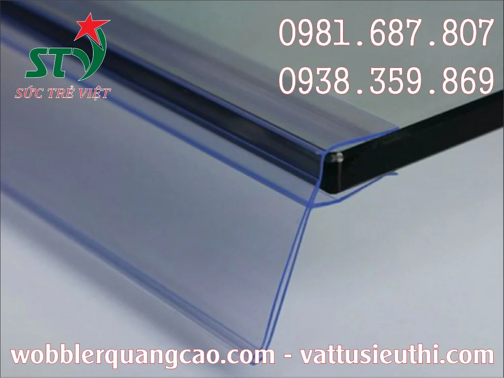 Mặt hiển thị trong suốt của nẹp cài giá N07