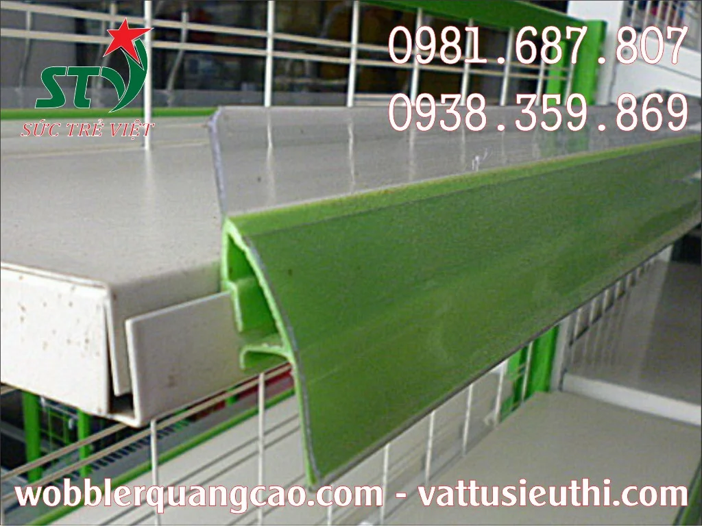 Mặt cắt ngàm A của nẹp cài giá N05