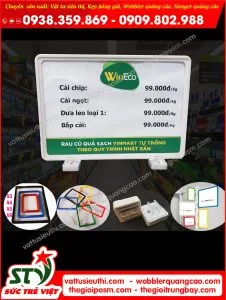 Chân nam châm cài khung bảng giá siêu thị