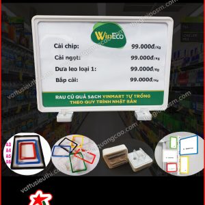 vật tư siêu thị, kẹp bảng giá, đế inox, tag giá chân inox, đế nam châm, nam châm gắn khung bảng giá, divieder, khung bảng giá số lật, divider siêu thị, chân khung bảng giá, kẹp khung, khung bảng giá, kẹp inox, wobbler quảng cáo, wobbler để bàn, kẹp lò xo, wobbler kẹp, kẹp sale, kẹp khuyến mãi, nẹp nhựa siêu thị, nẹp nhựa cài giá, tag giá siêu thị