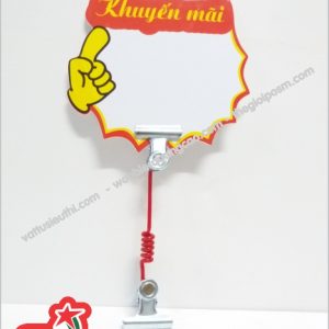 Kẹp lò xo, kẹp wobbler, wobbler lò xo, kẹp quảng cáo